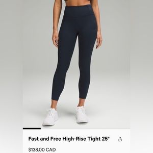 Fast & Free lululemon leggings